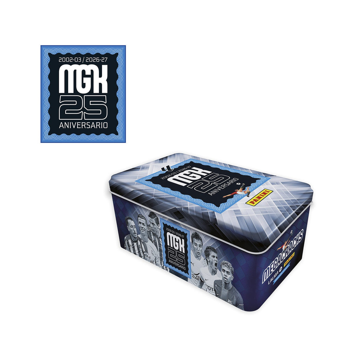 Lata Panini Megacracks 2026/27 (Tin box)